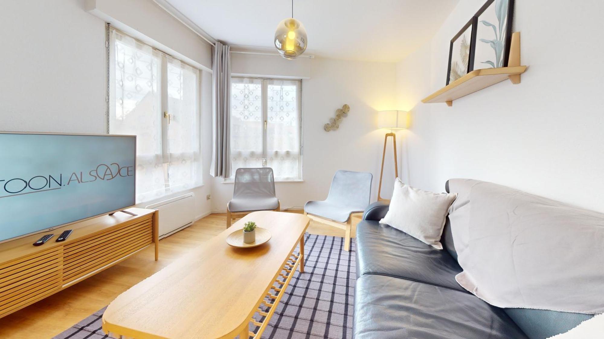 Elegance, Appartement 6 Pers 1 Parking 科尔马 外观 照片
