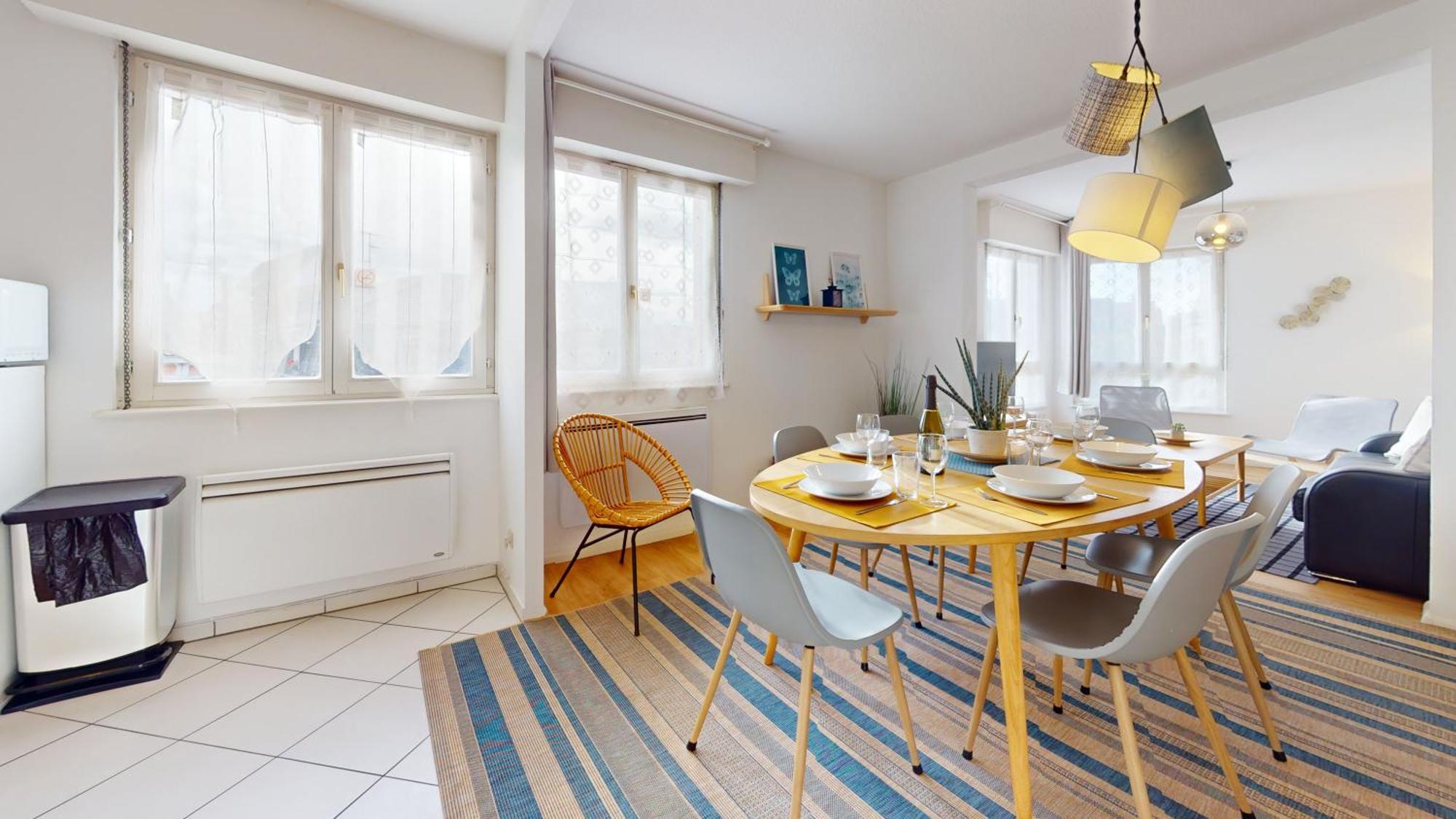 Elegance, Appartement 6 Pers 1 Parking 科尔马 外观 照片