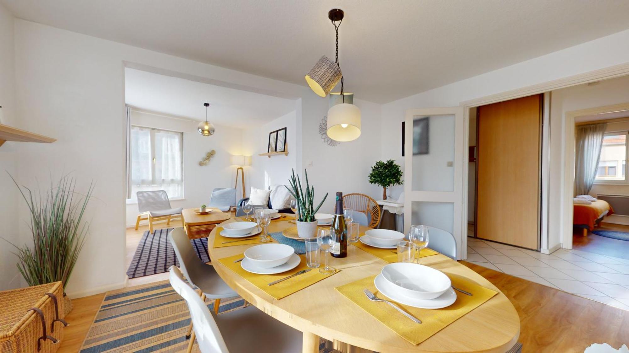 Elegance, Appartement 6 Pers 1 Parking 科尔马 外观 照片