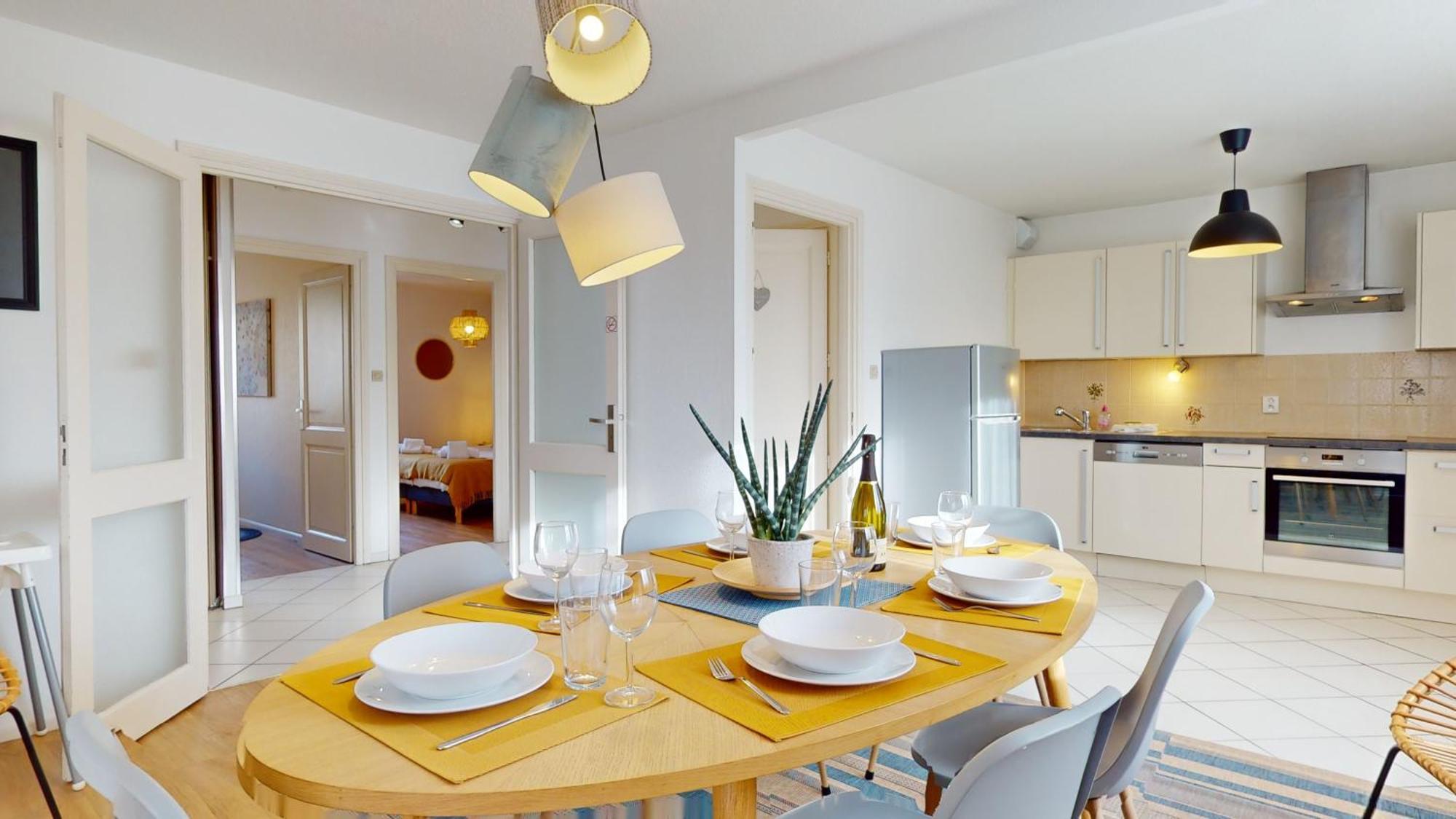 Elegance, Appartement 6 Pers 1 Parking 科尔马 外观 照片