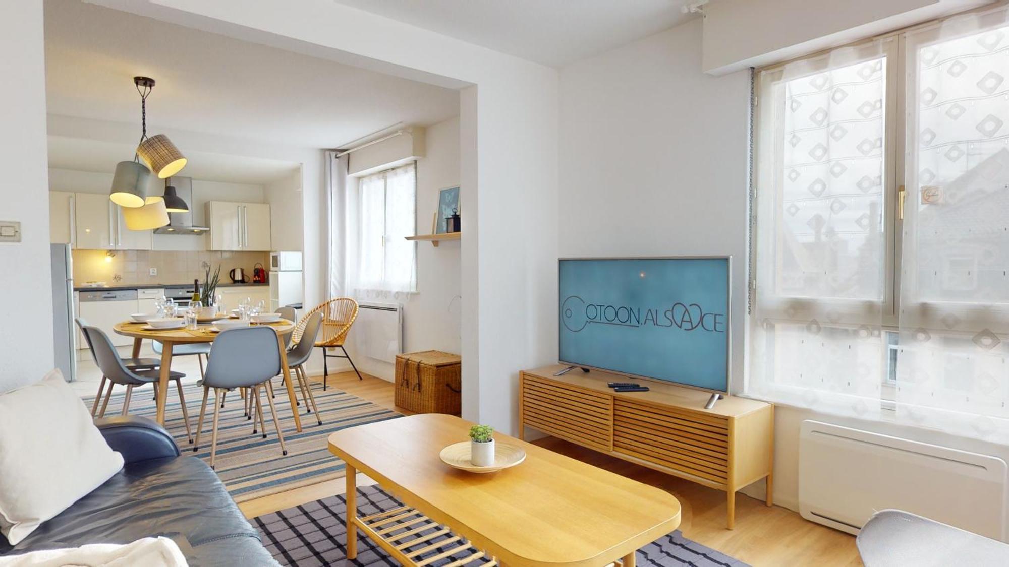 Elegance, Appartement 6 Pers 1 Parking 科尔马 外观 照片