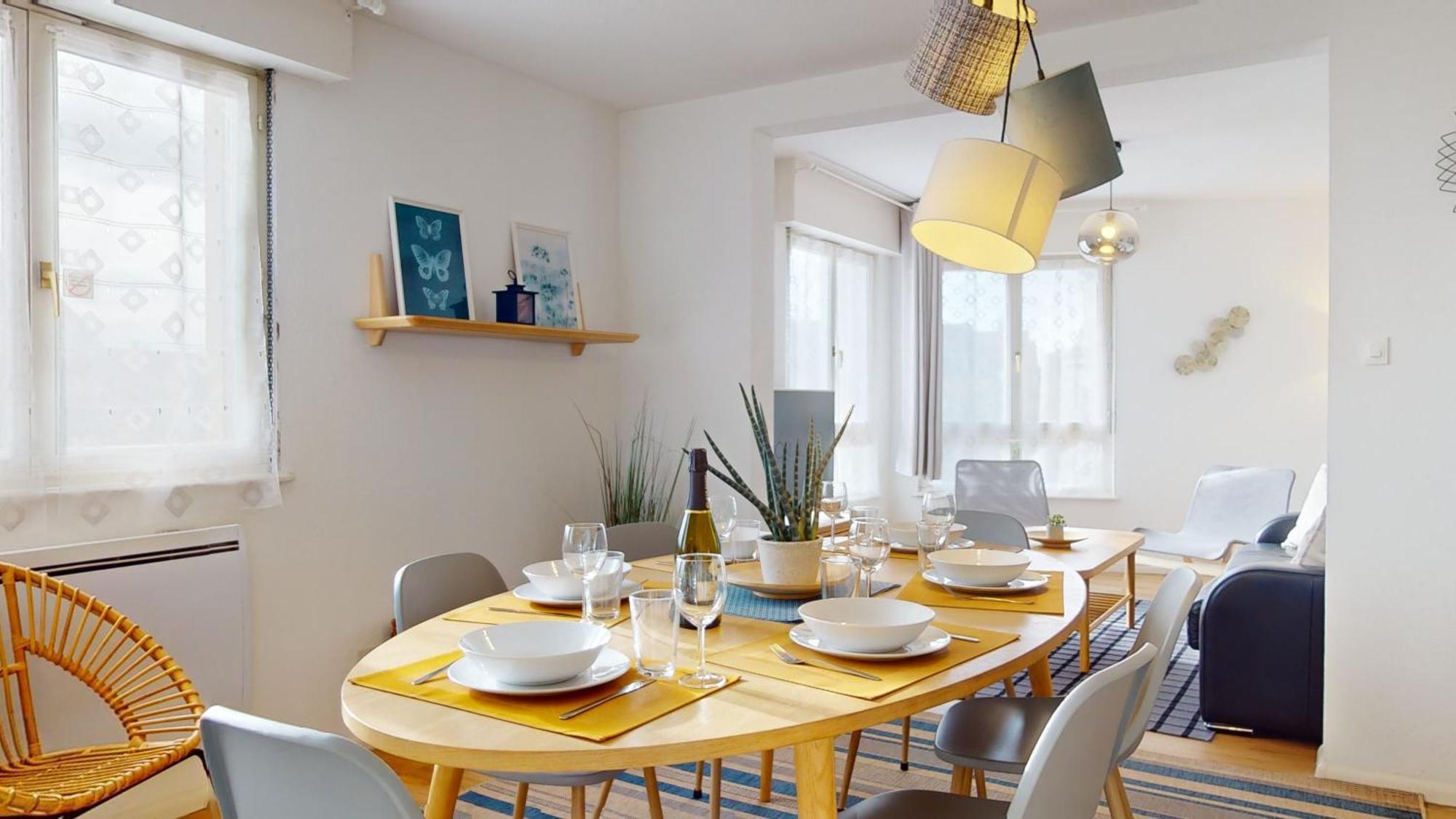 Elegance, Appartement 6 Pers 1 Parking 科尔马 外观 照片